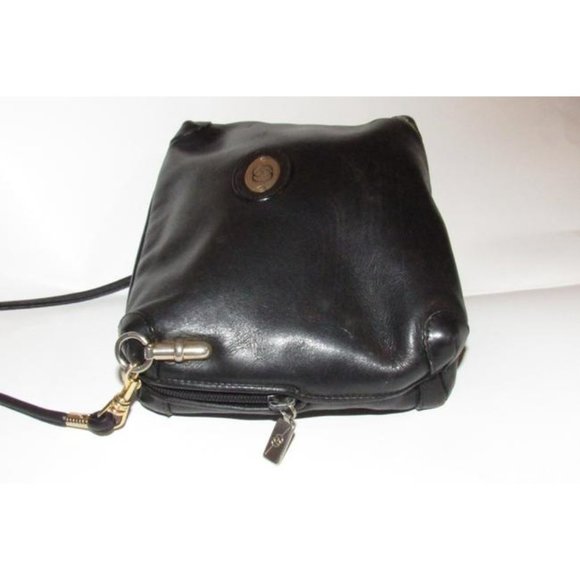 Gucci Early Bamboo Web Supreme 2-Way Buttery Soft Black Leather With Gold Accent - Picture 11 of 12